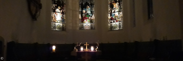 St.-Johanniskirche innen abend